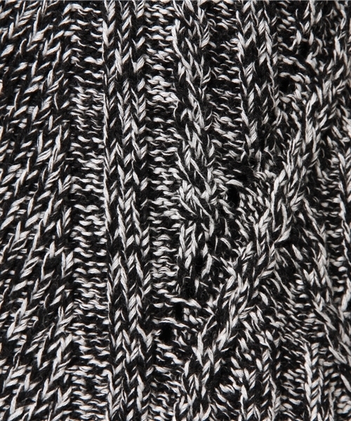 Chille anap（チルアナップ）の「ANAP/アナップ CHILLE ケーブルニットチュニックベスト（ニット/セーター・レディース・ブラック/カーキ/ワイン/モカ・FREE）」の8枚目の写真