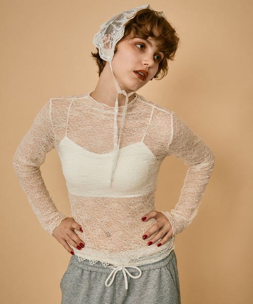 uyu.（ウユ）の「バックオープンバイカラーブラトップ（キャミソール・レディース・グレー/イエロー/ブラック/ブラック系その他/ブラウン/ホワイト・FREE）」の20枚目の写真