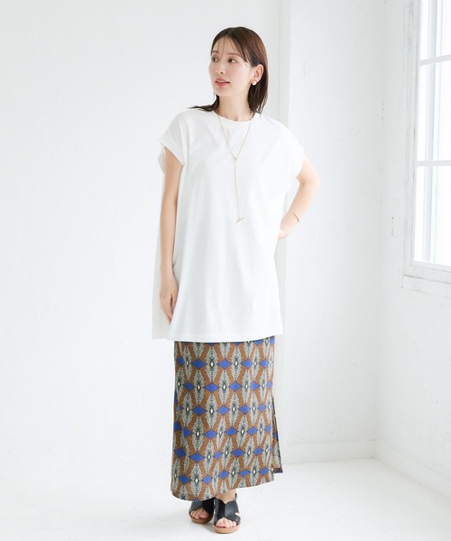 LEPSIM(レプシィム)の「サイドリブノースリーブ 129985(Tシャツ/カットソー・レディース・オフホワイト/チャコールグレー/ライトピンク・FREE)」の18枚目の写真