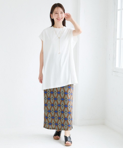 LEPSIM(レプシィム)の「サイドリブノースリーブ 129985(Tシャツ/カットソー・レディース・オフホワイト/チャコールグレー/ライトピンク・FREE)」の19枚目の写真