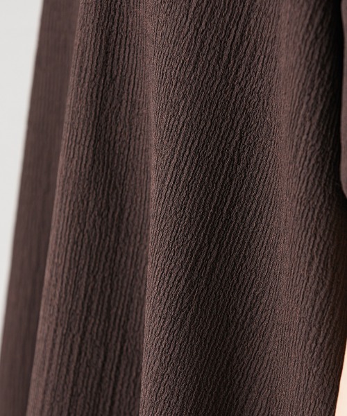 nissen（ニッセン）の「楊柳カットソージャガードゆるシルエット5分袖ドルマンプルオーバー（Tシャツ/カットソー・レディース・ブルーグレー/アイボリー/ブラウン/ブラック/グレー・LL/L/M/S）」の22枚目の写真