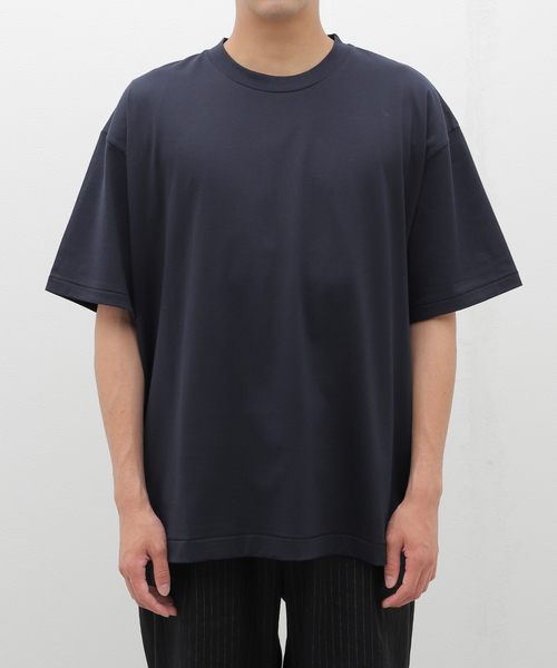 ATON（エイトン）の「ATON (エイトン) SUVIN 60/2 OVERSIZED T-SHIRT KKAGCW0015（Tシャツ/カットソー・メンズ・ボルドー/ホワイト/チャコールグレー/ブラック/ネイビー・6/4）」の4枚目の写真