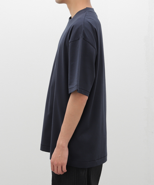 ATON（エイトン）の「ATON (エイトン) SUVIN 60/2 OVERSIZED T-SHIRT KKAGCW0015（Tシャツ/カットソー・メンズ・ボルドー/ホワイト/チャコールグレー/ブラック/ネイビー・6/4）」の19枚目の写真