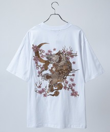 【13】和柄刺繍 BIGTシャツ