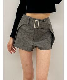 GYDA | 【SETUP着用可】ベルト付きフェイクレイヤードショートパンツ(その他パンツ)