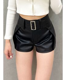 GYDA | 【SETUP着用可】ベルト付きフェイクレイヤードショートパンツ(その他パンツ)