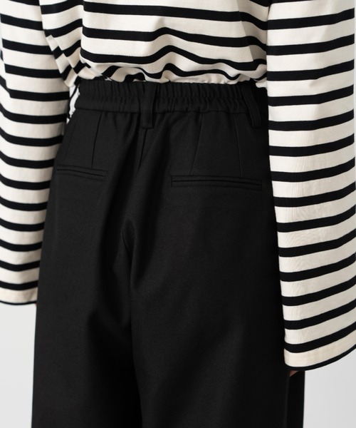 Formeque（フォルミーク）の「【Formeque】2タックワイドスラックス（スラックス・レディース・ブルー/スモークピンク/ブラック/ブラウン・M/L/S/M）」の12枚目の写真