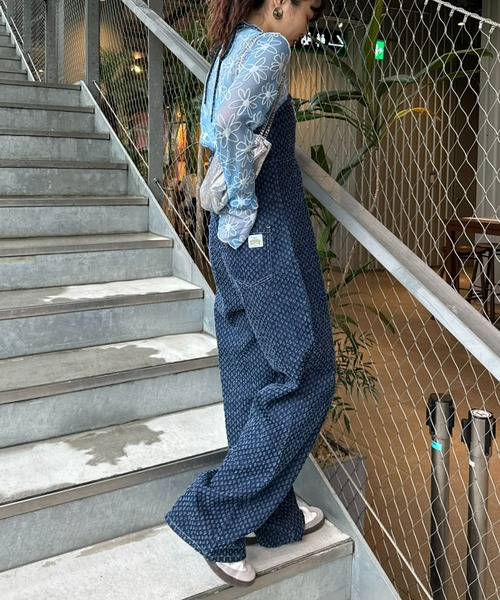 セール】【HELLO.SANFRANCISCO】デニムホルターネックサロペット