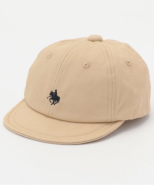 petit main（プティマイン）の「【POLO BCS】刺繍キャップ（ベビーサイズ）（キャップ・キッズ・ベージュ/レッド/ネイビー・46cm/50cm/48cm）」の2枚目の写真
