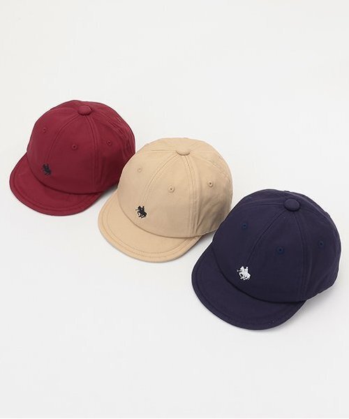 petit main（プティマイン）の「【POLO BCS】刺繍キャップ（ベビーサイズ）（キャップ・キッズ・ベージュ/レッド/ネイビー・46cm/50cm/48cm）」の14枚目の写真