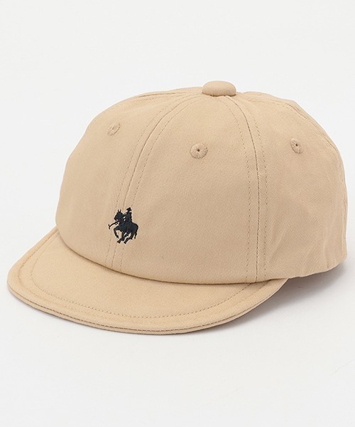 petit main（プティマイン）の「【POLO BCS】刺繍キャップ（ベビーサイズ）（キャップ・キッズ・ベージュ/レッド/ネイビー・46cm/50cm/48cm）」の6枚目の写真