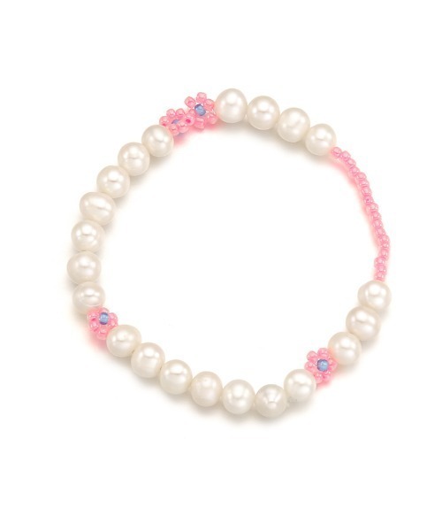 ●MINI FLOWER GARDEN PEARL BRACELET（ブレスレット）｜VINTAGE HOLLYWOOD（ビンテージハリウッド）