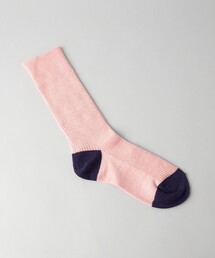 ＜CITEN＞バイカラー リブソックス