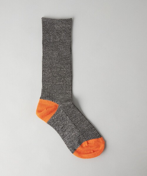 CITEN（シテン）の「＜CITEN＞バイカラー リブソックス（ソックス/靴下・レディース・ダークグレー/ダークブラウン/ライトピンク・FREE）」の10枚目の写真