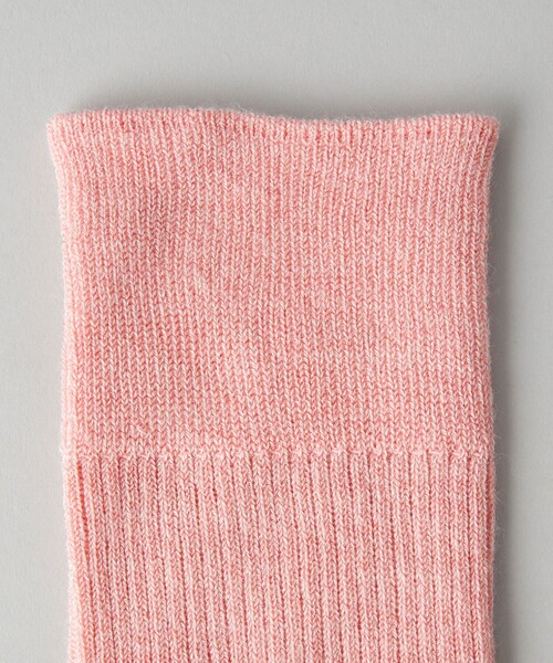 CITEN（シテン）の「＜CITEN＞バイカラー リブソックス（ソックス/靴下・レディース・ダークグレー/ダークブラウン/ライトピンク・FREE）」の4枚目の写真