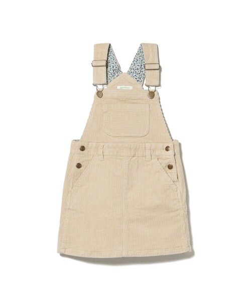 BEAMS mini（ビームスミニ）の「コーデュロイ ジャンパースカート 2024FW（90～150cm）（ワンピース・キッズ・パープル系その他4/ナチュラル・130/140/150/90/110/120/100）」の6枚目の写真