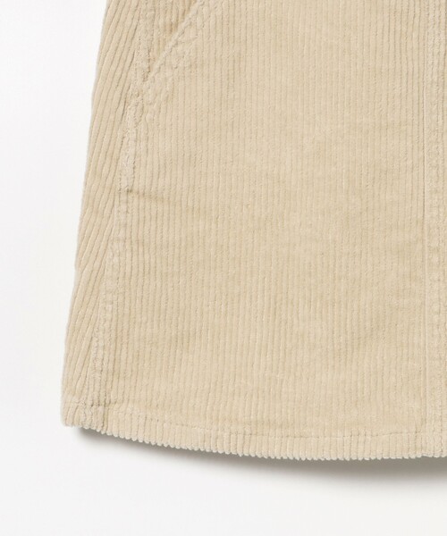 BEAMS mini（ビームスミニ）の「コーデュロイ ジャンパースカート 2024FW（90～150cm）（ワンピース・キッズ・パープル系その他4/ナチュラル・130/140/150/90/110/120/100）」の9枚目の写真