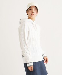 adabat | ロゴデザイン 長袖フーディ(ニット/セーター)