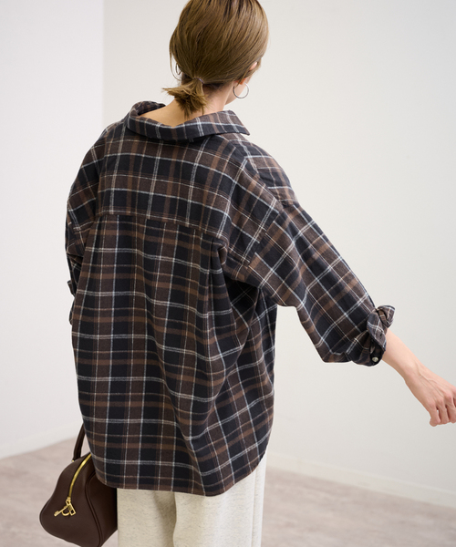 FRAMeWORK（フレームワーク）の「ネルチェックシャツ（シャツ/ブラウス