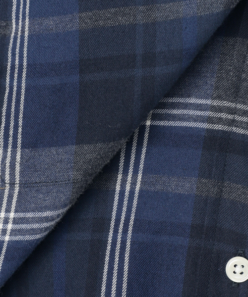 FRAMeWORK（フレームワーク）の「ネルチェックシャツ（シャツ/ブラウス・レディース・ネイビー/ブラウン・FREE）」の22枚目の写真