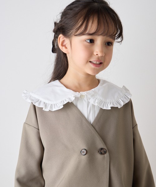 ノーカラージャケットプリーツスカートセットアップ（スーツセット