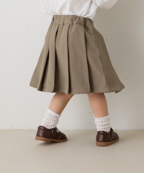 ノーカラージャケットプリーツスカートセットアップ（スーツセット