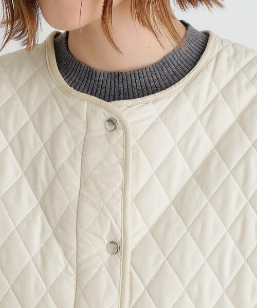 grove（グローブ）の「◆雑誌掲載【洗える】2WAYロング中綿キルトコート（その他アウター・レディース・ブラック/ナチュラル・02/01/03/04/05）」の22枚目の写真