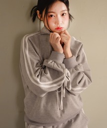 ems excite | 【セットアップ対応】ラインリボンZIPトレーナー(スウェット)