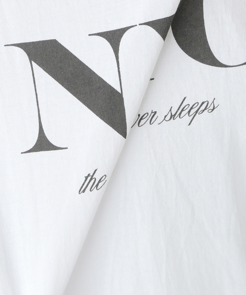 ARAMINTA JAMES CITY NEVER TEE ロゴ Tシャツ S Deuxieme Classe（ドゥーズィエムクラス）の「【ARAMINTA JAMES