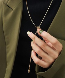 BAYBLO（ベイブロ）の「(SB)ノット ボウタイ ティラチェーン ステンレス ロング ネックレス（ネックレス）」