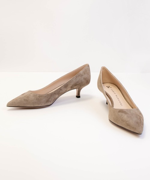 FABIO RUSCONI（ファビオルスコーニ）の「【FABIO RUSCONI/ファビオルスコーニ】レザー パンプス 4㎝ヒール（パンプス・レディース・シルバー/ベージュ/モカ/ブラック/ダークブラウン/ブラック系その他・38/36/37/39）」の3枚目の写真