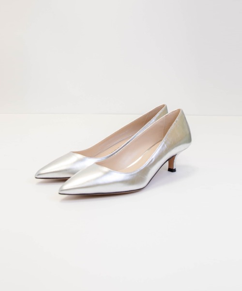 FABIO RUSCONI（ファビオルスコーニ）の「【FABIO RUSCONI/ファビオルスコーニ】レザー パンプス 4㎝ヒール（パンプス・レディース・シルバー/ベージュ/モカ/ブラック/ダークブラウン/ブラック系その他・38/36/37/39）」の6枚目の写真