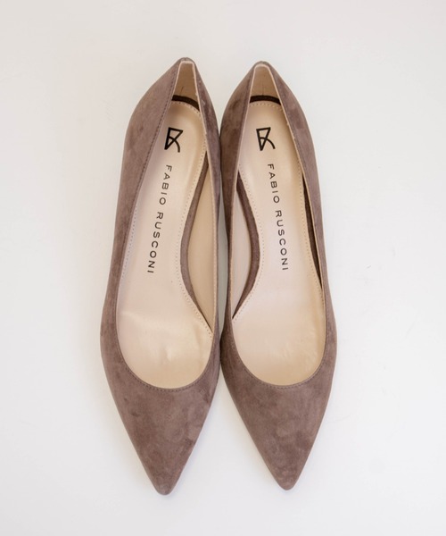 FABIO RUSCONI（ファビオルスコーニ）の「【FABIO RUSCONI/ファビオルスコーニ】レザー パンプス 4㎝ヒール（パンプス・レディース・シルバー/ベージュ/モカ/ブラック/ダークブラウン/ブラック系その他・38/36/37/39）」の4枚目の写真