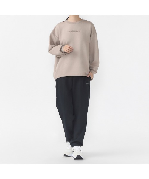 NEW BALANCE(ニューバランス)の「【New Balance×アルペン限定モデル】ニューバランス New Balance THE CITY ブラッシュドプルオーバー(スウェット・レディース・ブラウン/ブラック・S/M/L)」の4枚目の写真