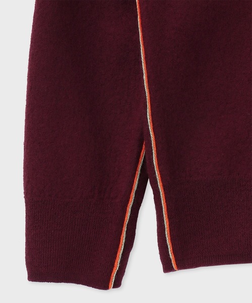Paul Smith COLLECTION（ポールスミスコレクション）の「カラーラインクルーネック ニット / 244270 K2456（ニット/セーター・メンズ・ワインレッド/ネイビー・MEDIUM/LARGE）」の12枚目の写真