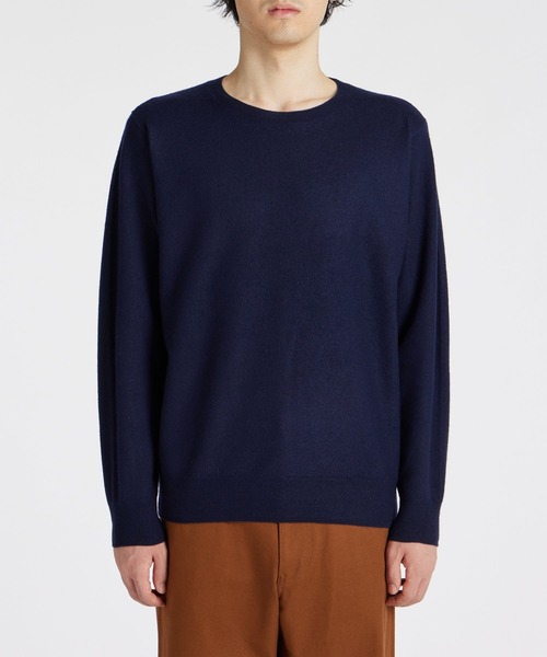 Paul Smith COLLECTION（ポールスミスコレクション）の「カラーラインクルーネック ニット / 244270 K2456（ニット/セーター・メンズ・ワインレッド/ネイビー・MEDIUM/LARGE）」の4枚目の写真