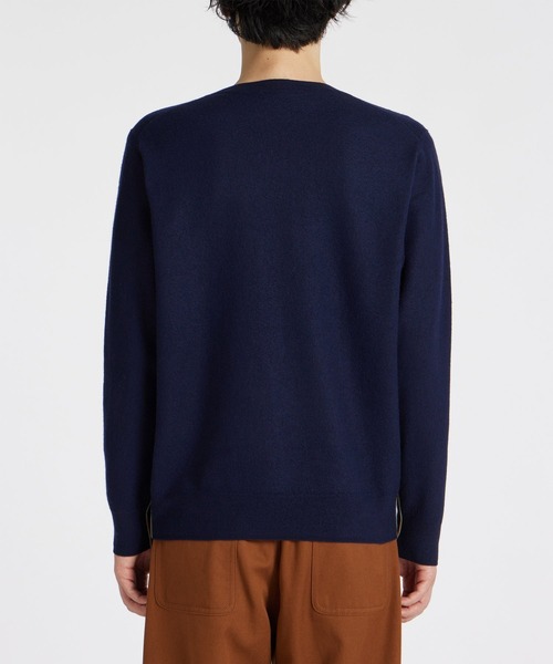 Paul Smith COLLECTION（ポールスミスコレクション）の「カラーラインクルーネック ニット / 244270 K2456（ニット/セーター・メンズ・ワインレッド/ネイビー・MEDIUM/LARGE）」の5枚目の写真