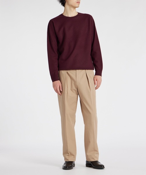 Paul Smith COLLECTION（ポールスミスコレクション）の「カラーラインクルーネック ニット / 244270 K2456（ニット/セーター・メンズ・ワインレッド/ネイビー・MEDIUM/LARGE）」の8枚目の写真