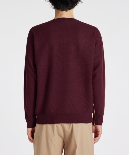 Paul Smith COLLECTION（ポールスミスコレクション）の「カラーラインクルーネック ニット / 244270 K2456（ニット/セーター・メンズ・ワインレッド/ネイビー・MEDIUM/LARGE）」の10枚目の写真