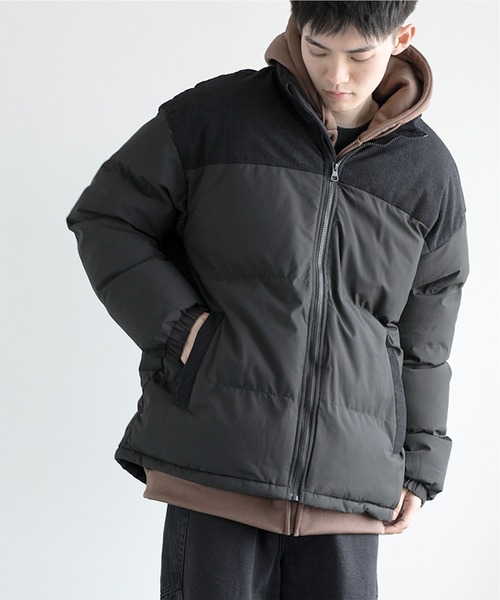 aimoha(アイモハ)の「aimoha men Warmth Puff Jacket(その他アウター・メンズ・ブラック/ブルー/ベージュ・MEDIUM/LARGE/X-LARGE/XX-LARGE/XXX-LARGE)」の2枚目の写真