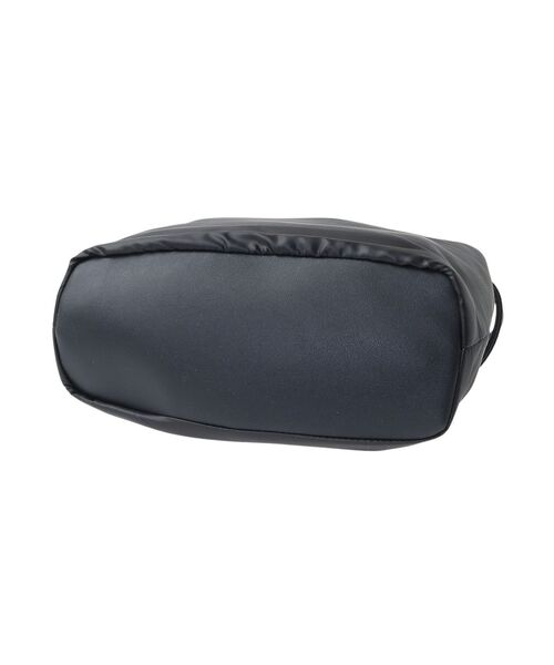 Green　Parks（グリーンパークス）の「OTO.HA 中綿ミニ巾着バッグ（ハンドバッグ・レディース・ブラック・FREE）」の8枚目の写真