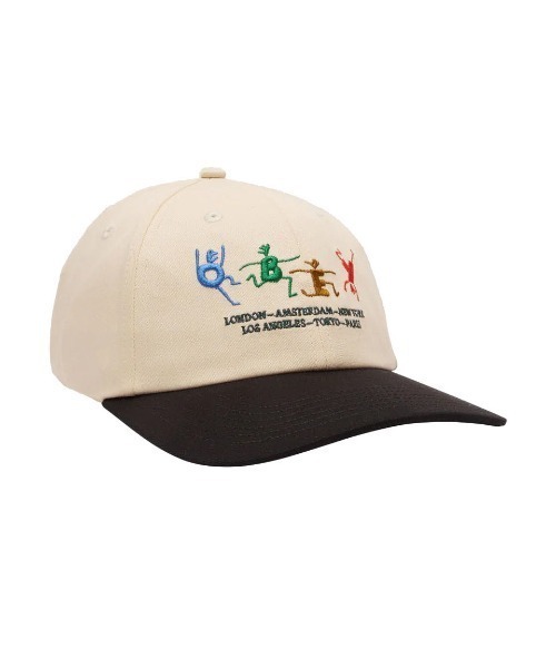 OBEY(オベイ)の「OBEY OBEY CITY PEOPLE TWILL 6 PANEL(オベイ シティ ピープル)(キャップ・メンズ・ホワイト系/ネイビー系・FREE)」の2枚目の写真