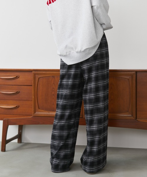 Auntie Rosa Holiday（アンティローザホリデー）の「チェックイージーパンツ（その他パンツ・レディース・ブラウン/ブラック/その他・FREE）」の18枚目の写真