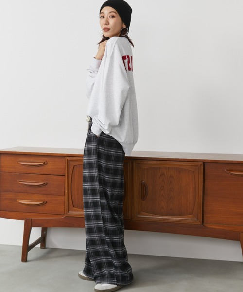 Auntie Rosa Holiday（アンティローザホリデー）の「チェックイージーパンツ（その他パンツ・レディース・ブラウン/ブラック/その他・FREE）」の22枚目の写真