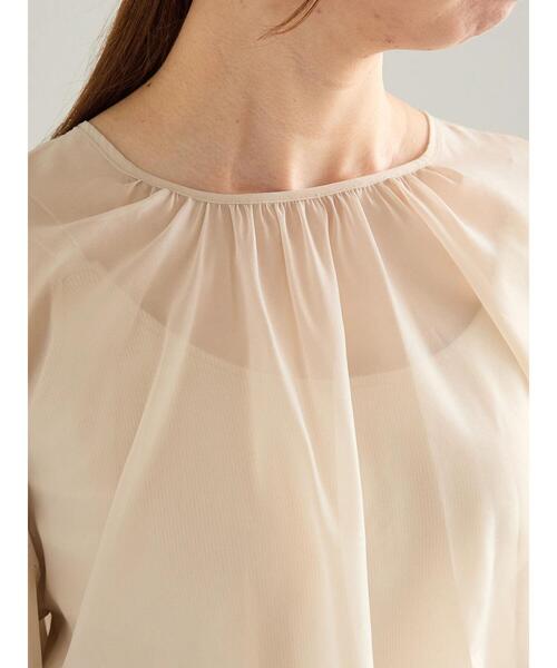 Te chichi(テチチ)の「シアーバルーンスリーブブラウス(シャツ/ブラウス・レディース・グレー/ブラウン/ベージュ・F)」の14枚目の写真