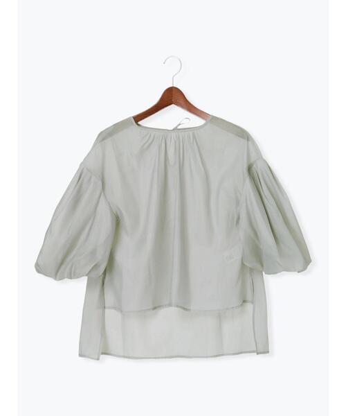 Te chichi(テチチ)の「シアーバルーンスリーブブラウス(シャツ/ブラウス・レディース・グレー/ブラウン/ベージュ・F)」の19枚目の写真