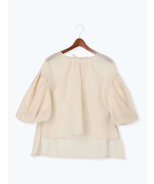 Te chichi(テチチ)の「シアーバルーンスリーブブラウス(シャツ/ブラウス・レディース・グレー/ブラウン/ベージュ・F)」の20枚目の写真