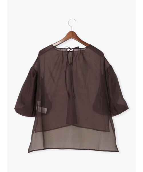 Te chichi(テチチ)の「シアーバルーンスリーブブラウス(シャツ/ブラウス・レディース・グレー/ブラウン/ベージュ・F)」の22枚目の写真
