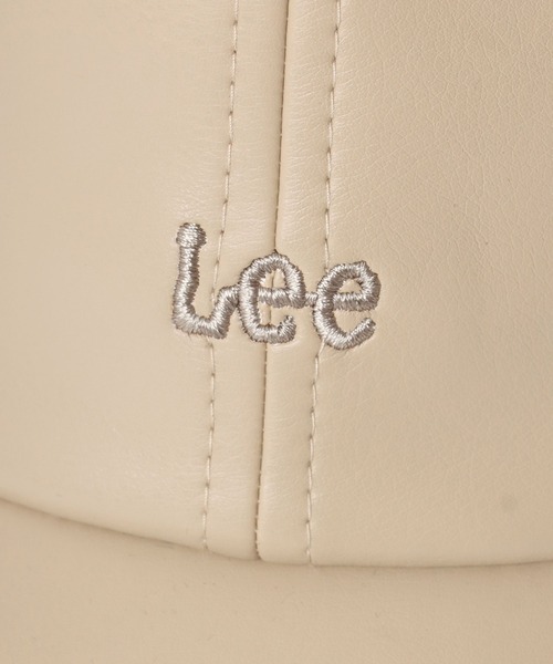 Lee（リー）の「Lee（リー）ワンポイントロゴ刺繍フェイクレザー合皮ローキャップ メンズ レディース ユニセックス（キャップ・レディース・ブラック/ベージュ/ブラウン・FREE）」の11枚目の写真