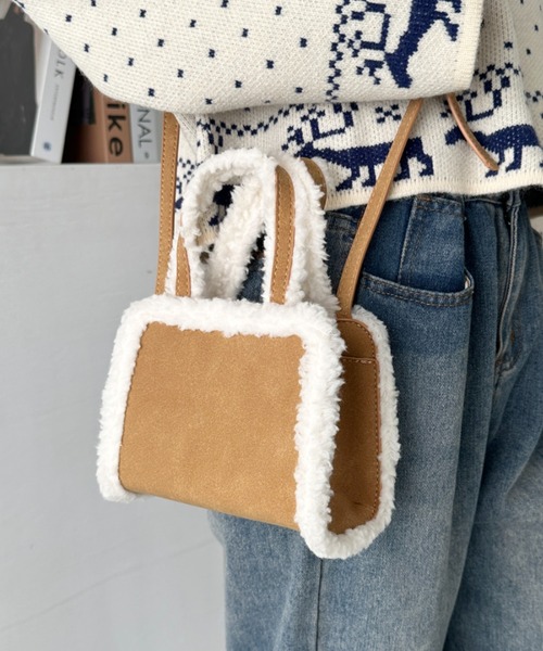 セール】ボアムートンミニショルダーバッグ（ショルダーバッグ）｜CLEA